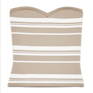 Babaton Olaf Knit strapless tube Top  - size S